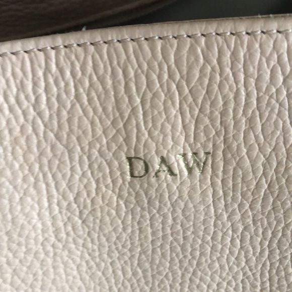 Mark & Graham Cream Satchel with Bamboo Handles - Picture 9 of 16